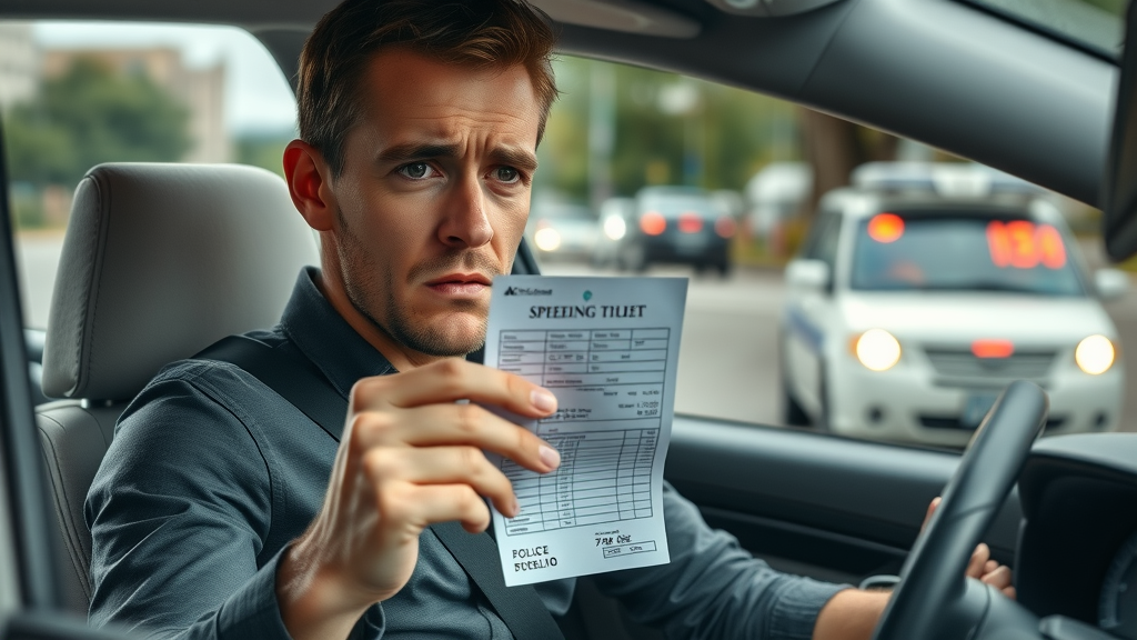 columbia south carolina driver receiving speeding ticket impacting insurance rates