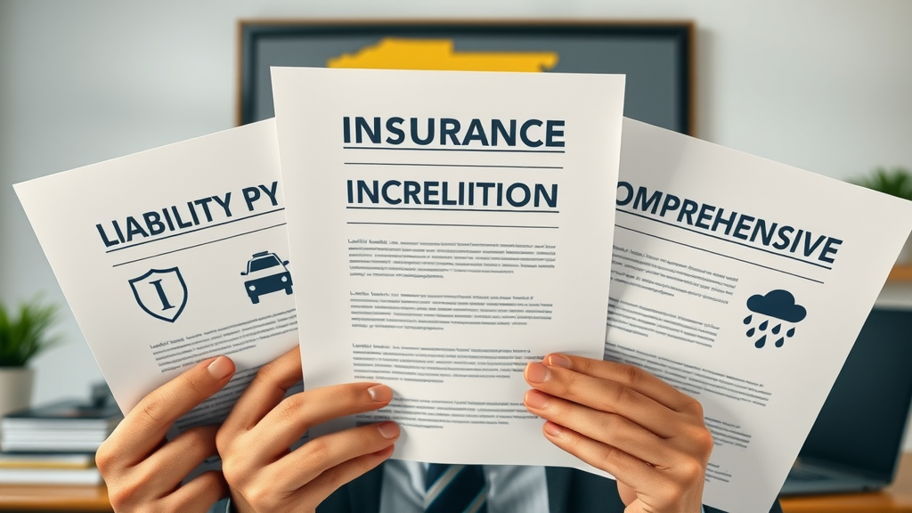 liability, collision, and comprehensive car insurance concept for south carolina - columbia sc vehicle insurance coverage