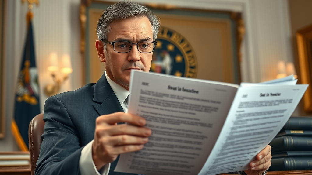 south carolina insurance law official reviewing auto insurance documents