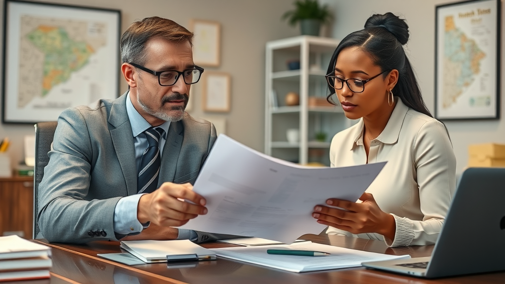 insurance agent discussing best car insurance companies Columbia SC, insurance coverage options