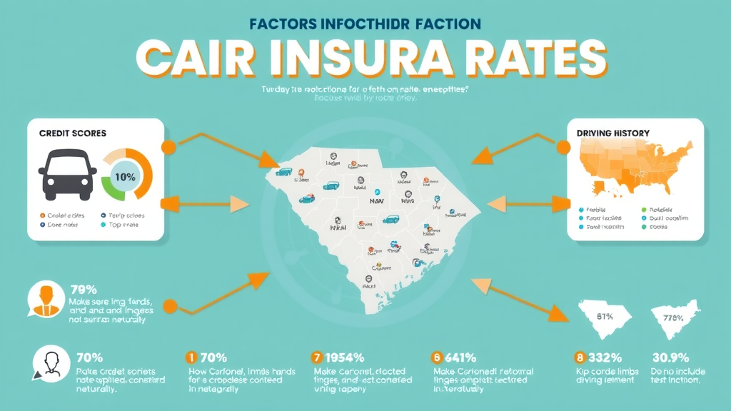 columbia sc car insurance quotes infographic credit zip code driving history south carolina